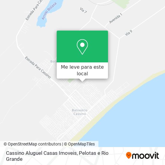 Cassino Aluguel Casas Imoveis mapa