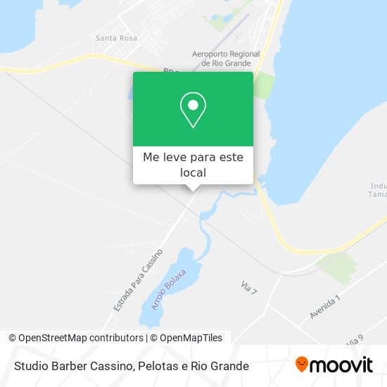 Studio Barber Cassino mapa