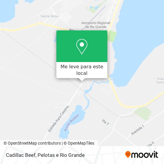 Cadillac Beef mapa