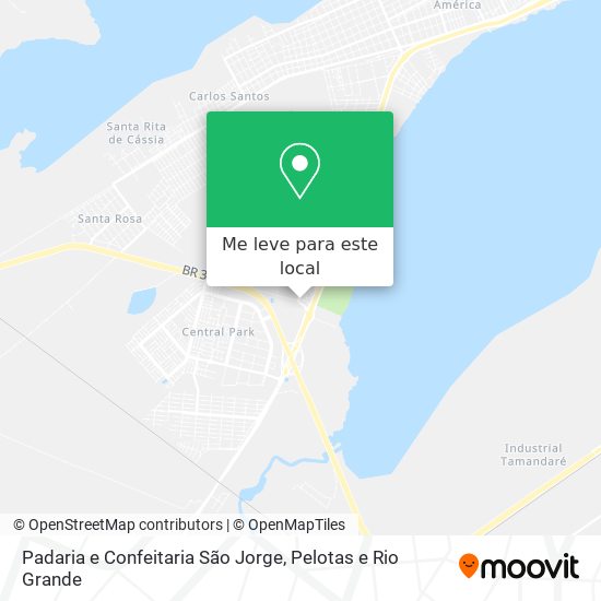 Padaria e Confeitaria São Jorge mapa
