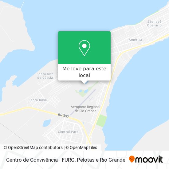Centro de Convivência - FURG mapa