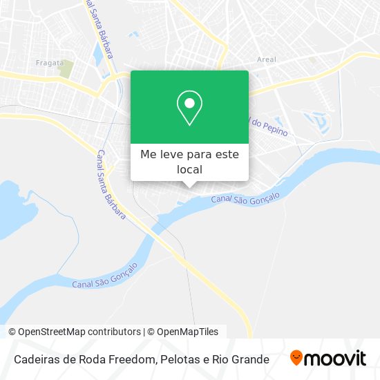 Cadeiras de Roda Freedom mapa