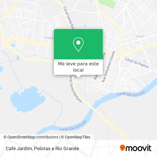 Café Jardim mapa