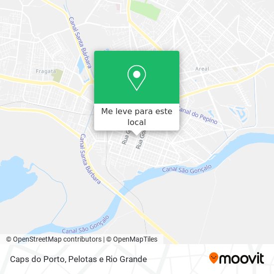 Caps do Porto mapa