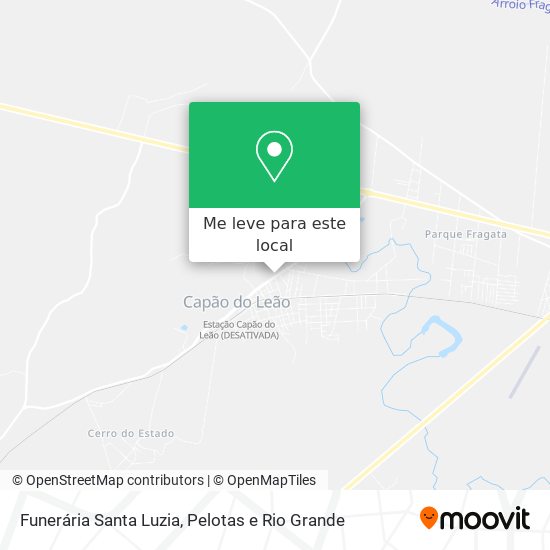 Funerária Santa Luzia mapa