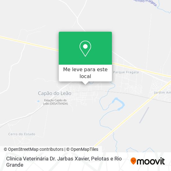 Clínica Veterinária Dr. Jarbas Xavier mapa