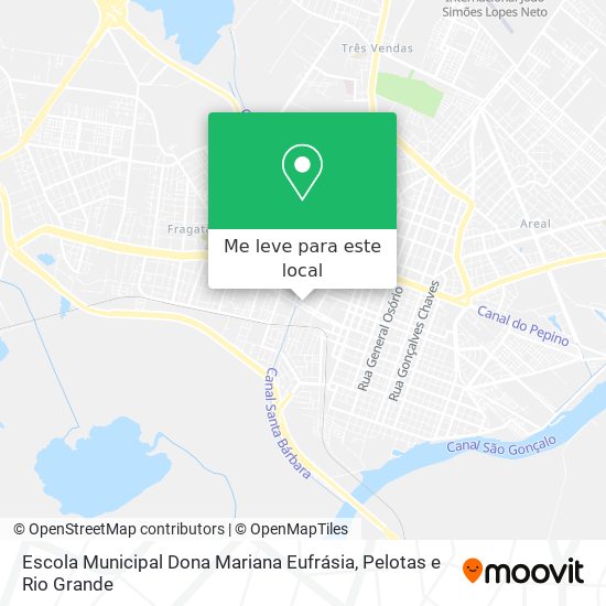 Escola Municipal Dona Mariana Eufrásia mapa