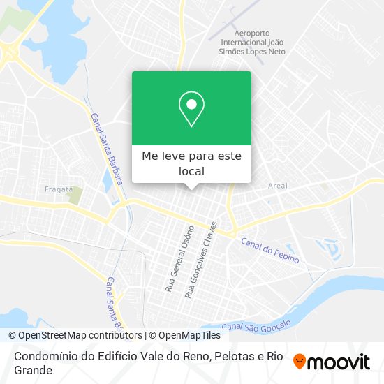 Condomínio do Edifício Vale do Reno mapa