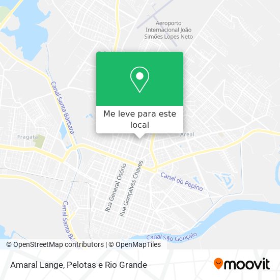 Amaral Lange mapa