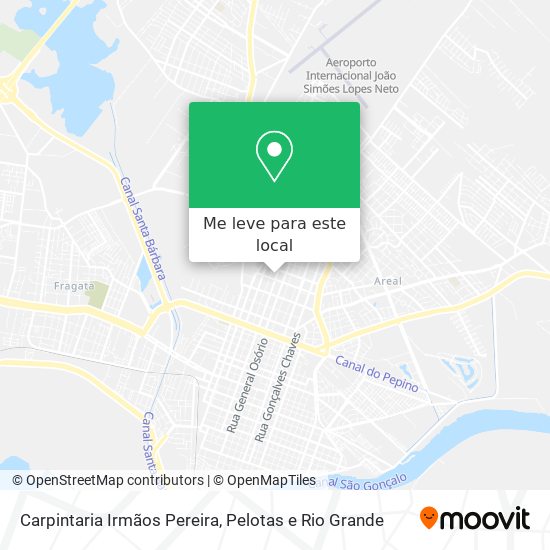 Carpintaria Irmãos Pereira mapa