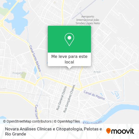 Novara Análises Clínicas e Citopatologia mapa