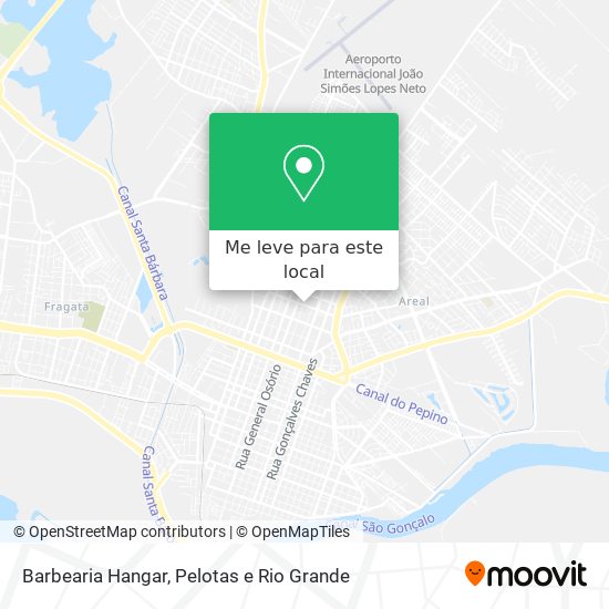 Barbearia Hangar mapa