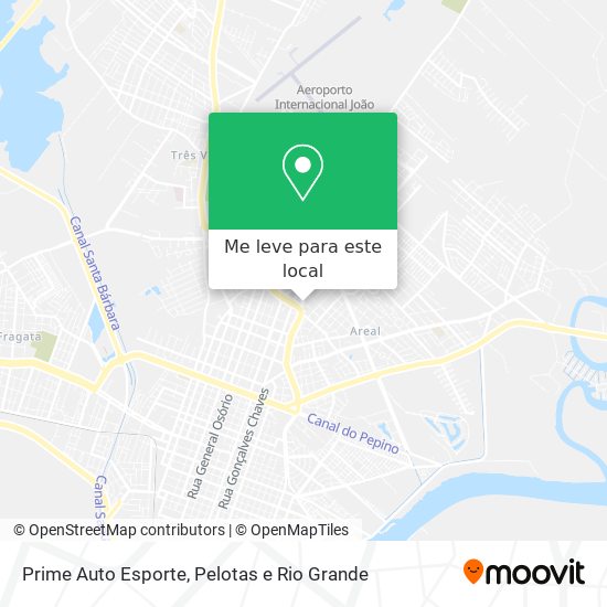 Prime Auto Esporte mapa