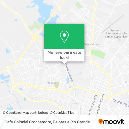 Café Colonial Crochemore mapa