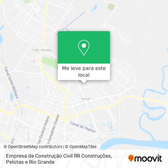 Empresa de Construção Civil RR Construções mapa