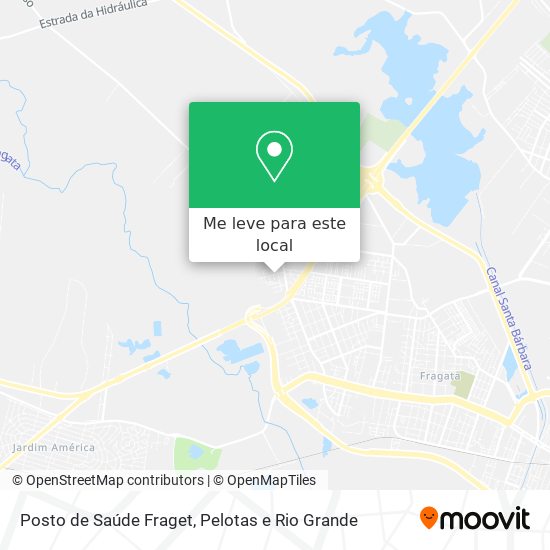Posto de Saúde Fraget mapa