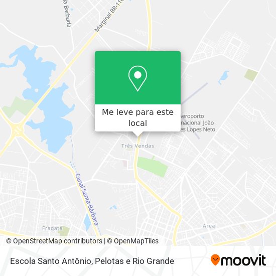 Escola Santo Antônio mapa