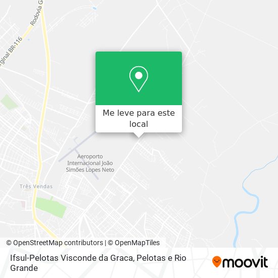 Ifsul-Pelotas Visconde da Graca mapa
