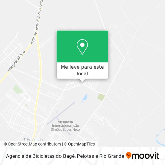 Agencia de Bicicletas do Bagé mapa