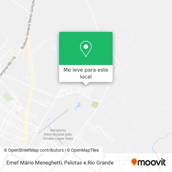 Emef Mário Meneghetti mapa