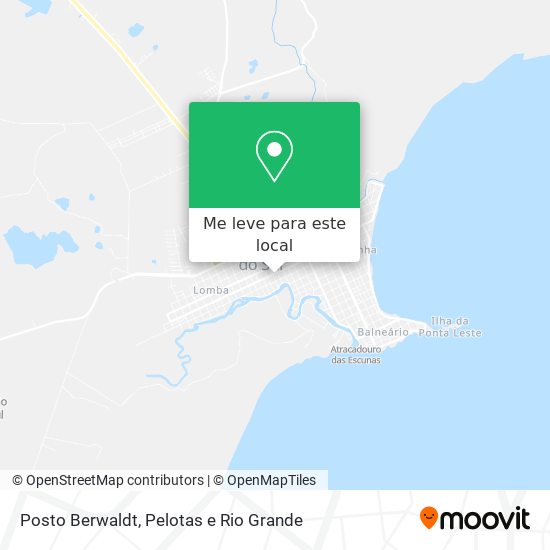 Posto Berwaldt mapa