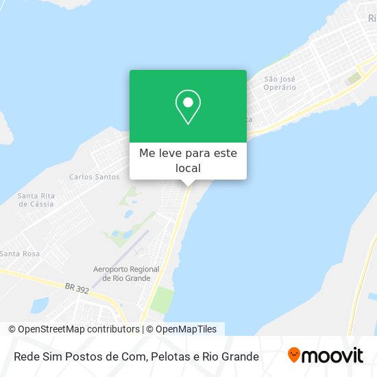 Rede Sim Postos de Com mapa
