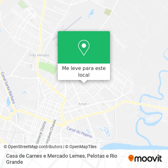 Casa de Carnes e Mercado Lemes mapa