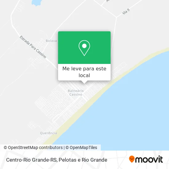 Centro-Rio Grande-RS mapa
