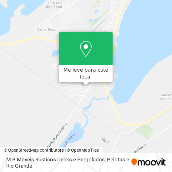 M B Moveis Rusticos Decks e Pergolados mapa