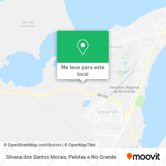 Silvana dos Santos Morais mapa