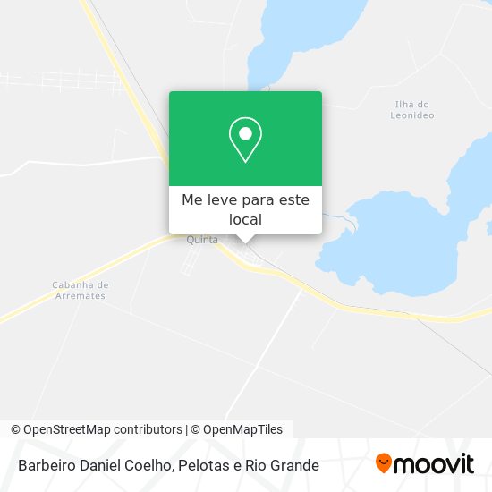 Barbeiro Daniel Coelho mapa