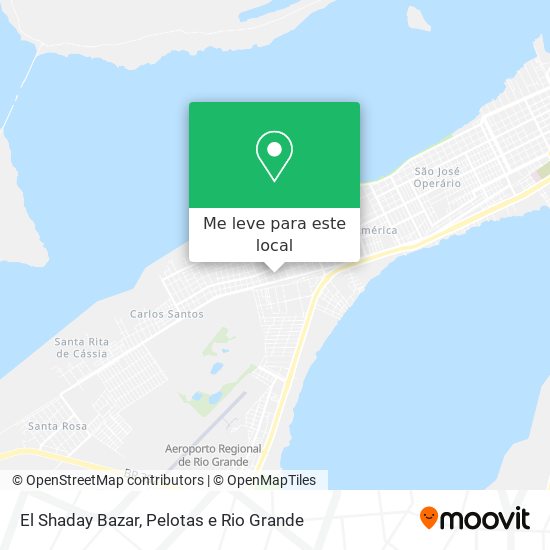 El Shaday Bazar mapa