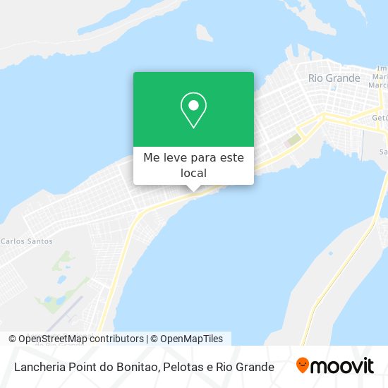 Lancheria Point do Bonitao mapa