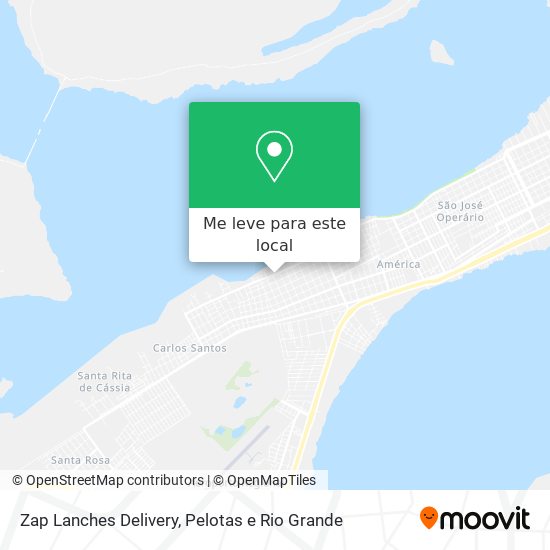 Zap Lanches Delivery mapa