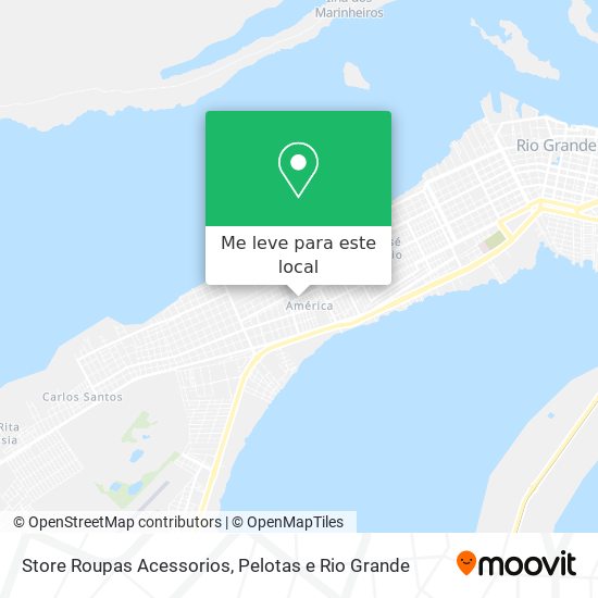 Store Roupas Acessorios mapa