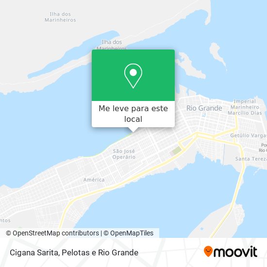 Cigana Sarita mapa