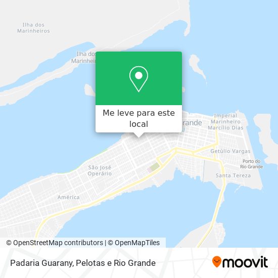 Padaria Guarany mapa