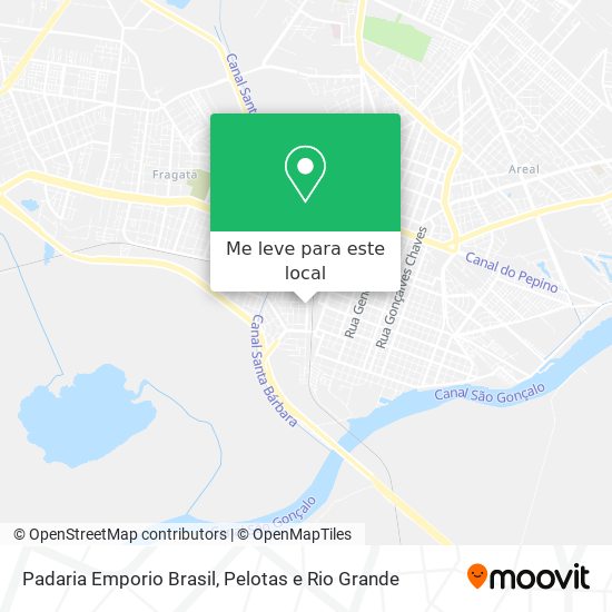 Padaria Emporio Brasil mapa