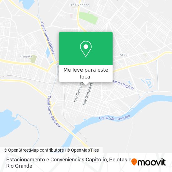 Estacionamento e Conveniencias Capitolio mapa