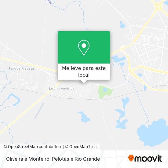 Oliveira e Monteiro mapa