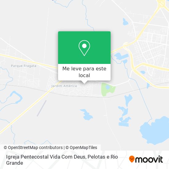Igreja Pentecostal Vida Com Deus mapa