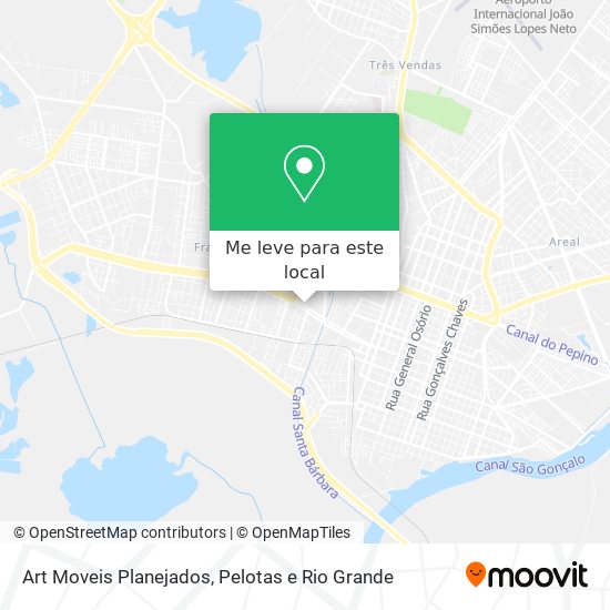 Art Moveis Planejados mapa