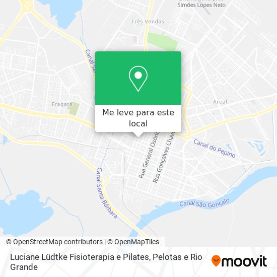 Luciane Lüdtke Fisioterapia e Pilates mapa