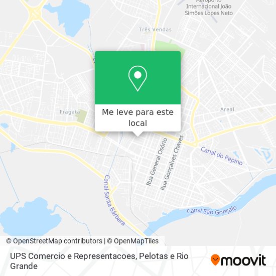 UPS Comercio e Representacoes mapa
