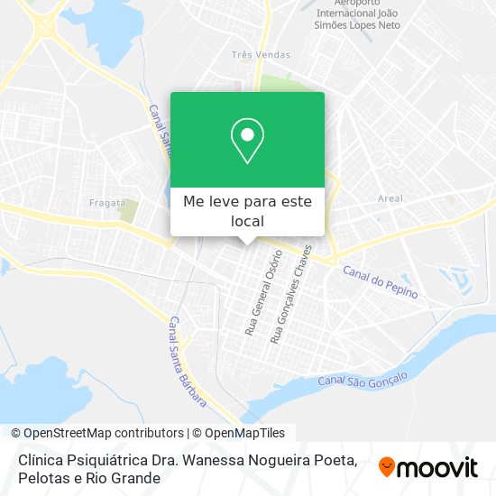 Clínica Psiquiátrica Dra. Wanessa Nogueira Poeta mapa