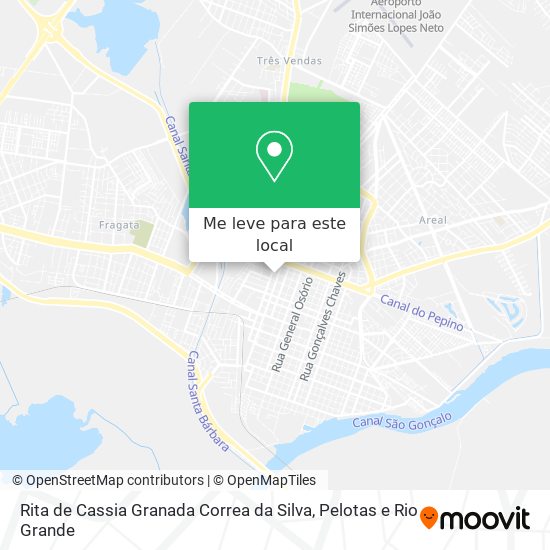 Rita de Cassia Granada Correa da Silva mapa