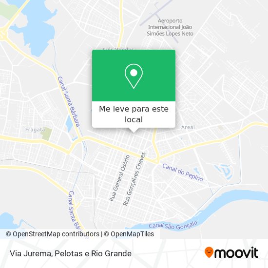 Via Jurema mapa