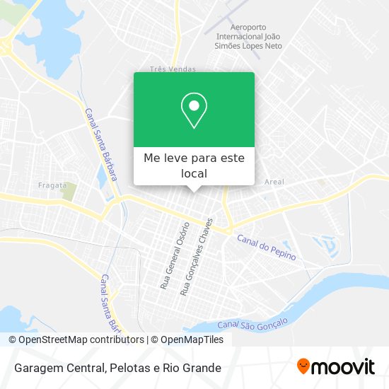 Garagem Central mapa