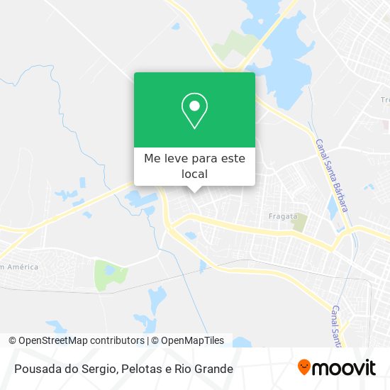 Pousada do Sergio mapa