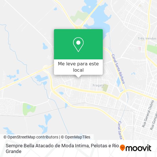 Sempre Bella Atacado de Moda Intima mapa